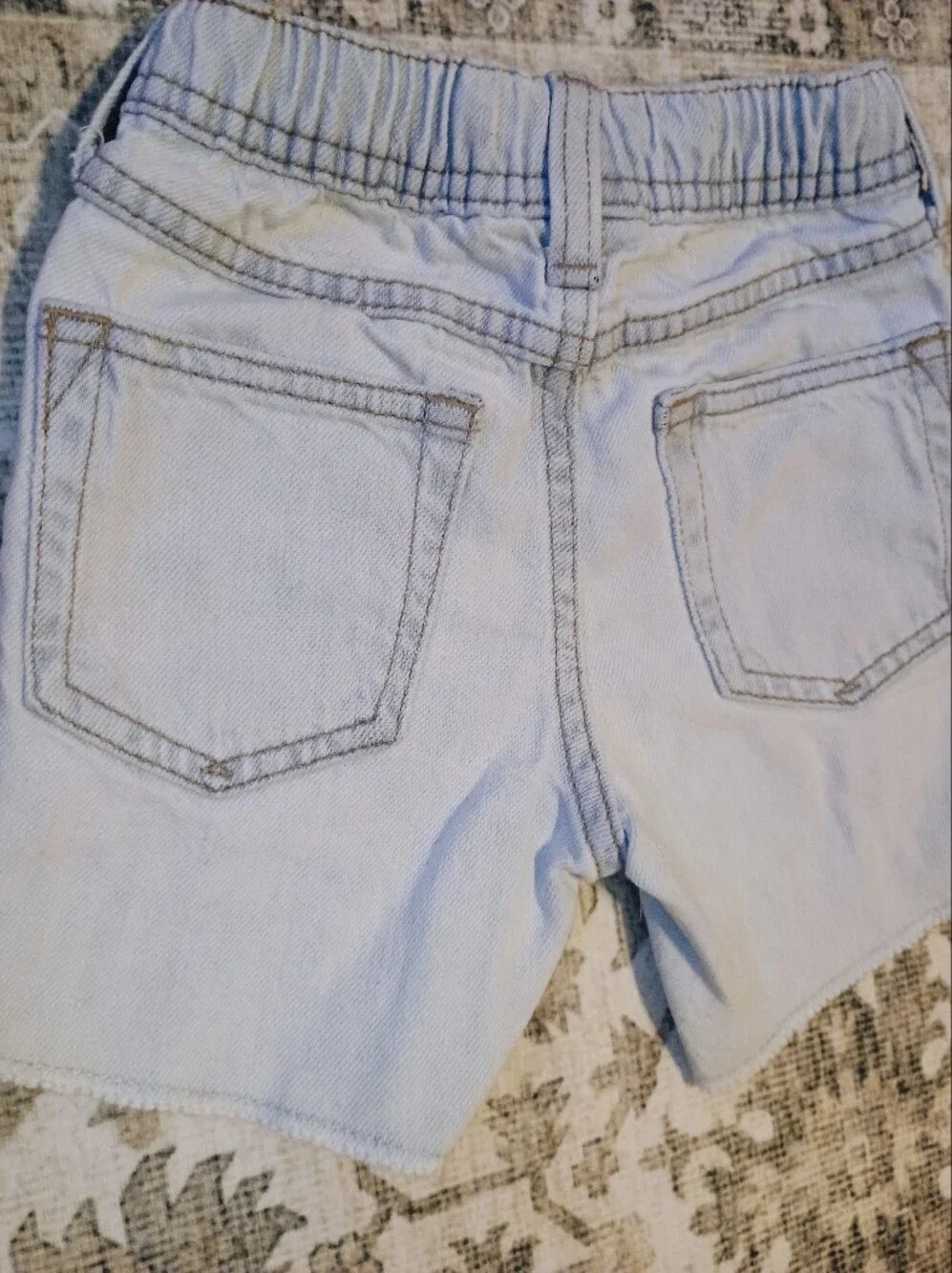 4/$15 Gap Light Denim Cut-Off Shorts, 2T